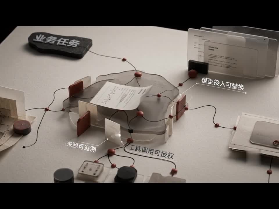 智能体框架示意图